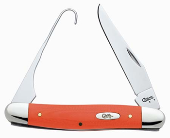 Case 6231 Blaze Orange G10 Handled Bird Hunter Knife