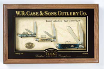 Case Collectible Peanut Set Of Three Knives 6272