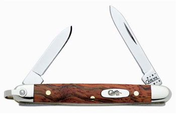 Case Orange Curly Zebra Sm Pen Knives 6334