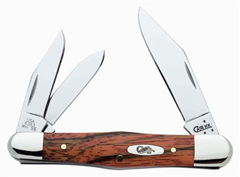 Case Orange Curly Zebra Whittler Knives 6340