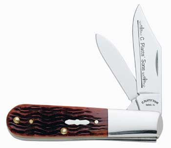 C Platts Comemmorative Barlow 6392 Walnut Handle