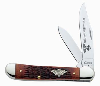 6494William R Case Copperhead KnifeChestnut Jigged 6494