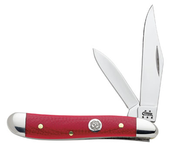 Case Sturm Ruger G-10 Red Handle Peanut Knife 12oz 6523