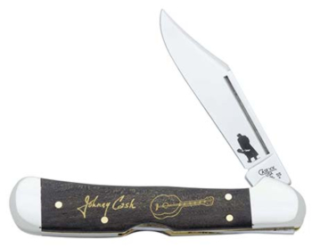 Case Johnny Cash Ebony Wood Mini Copperlock Knife #CA6786