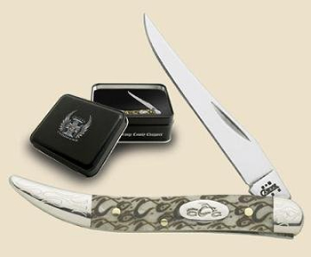 6908 Small Texas Toothpick Orange County Choppers Gift Knife And Tin 6908