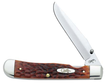 Case XX Chestnut Bone CV Drop point Trapperlock Knife #CA7010 