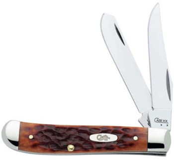 Case XX Chestnut Bone CV Mini Trapper Knife #CA7012