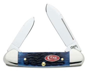 Case Navy Blue Jigged Bone Baby Butterbean Knife #CA7056