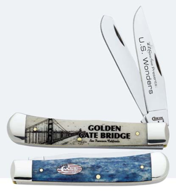 Case US Wonders Golden Gate Trapper Knife #CA7079