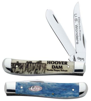 Case US Wonders Hoover Dam Mini Trapper Knife #CA7080