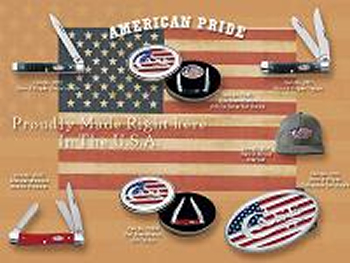 Case Am Flg Set Navy Bn Musk-blt Knives 70911