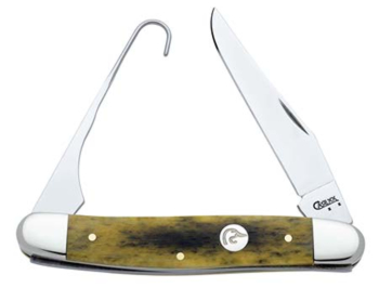 Case Ducks Unlimited Olive Green Bone Bird Hunter Knife #CA7130