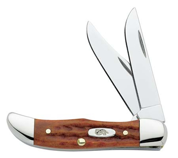 Case Harvest Orange Bone Hunter Knife 07409