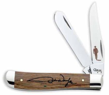 John Wayne Signature Oak Mini Trapper Pocket Knife 7467