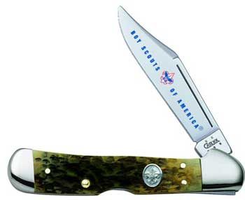 Case Boy Scouts of America Mini Copperlock Pocket Knife #CA8028