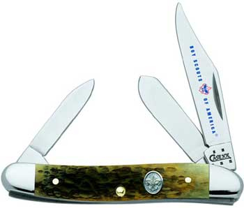 Case Boy Scouts of America Medium Stockman Pocket Knife #CA8030