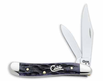 Case Purple Bone Peanut Pocket Knife 8411