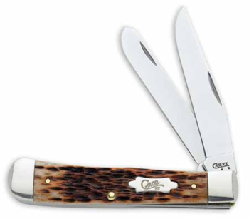 Case Brown Bone Trapper Pocket Knife 8495