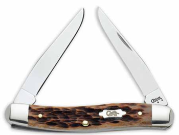 Case Brown Bone Muskrat Pocket Knife 8497
