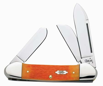 Case Vintage Orange Gunboat Canoe Knife #CA8546