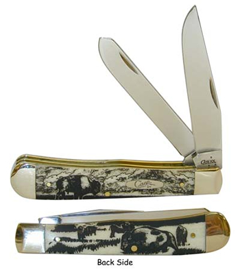 Case 6254 Ssm Nat Sm Bn Buffalo Knives 8668