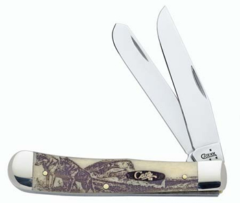 Case 6254 Nat Sm Bn Wolf Trapper Knives 8670
