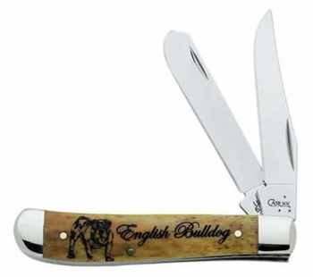 Case XX English Bulldog Mini Trapper Knife #CA8687