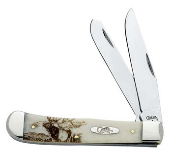 Case Elk Image XX Trapper Pocket Knife #CA-8698 8695