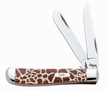Case 8768 Giraffe pattern Mini Trapper Knife
