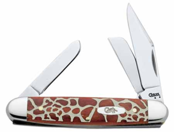 Case 8769 Medium Stockman Giraffe Pattern Knife