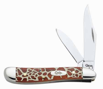 Case 8770 Giraffe Patterned Peanut Knife