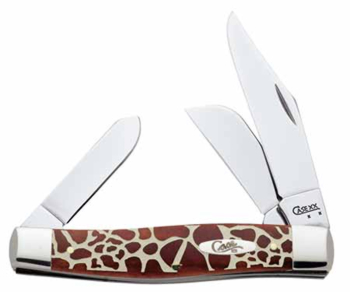 Case 8771 Giraffe Patterned Large Stockman Knife