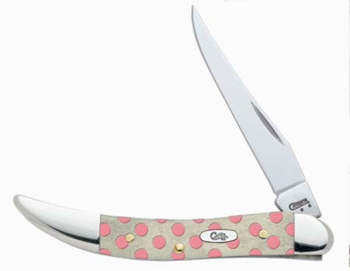 Case 8798 Pink Polka Dot small Texas Toothpick Knife
