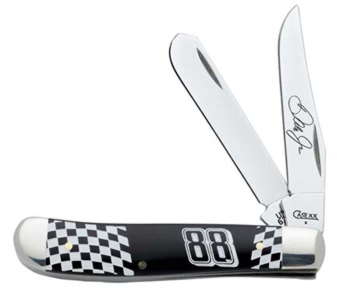 Case 8889 Dale Jr Black Mini Trapper Knife 