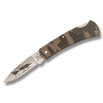 Case 8912 (LT1225L SS) Camo NWTF Lockback Knife