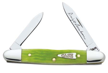 Case 9109 Key Lime Green Eisenhower Knife
