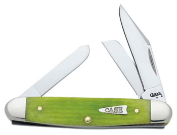 Case 9112 Key Lime Green Medium Stockman Knife