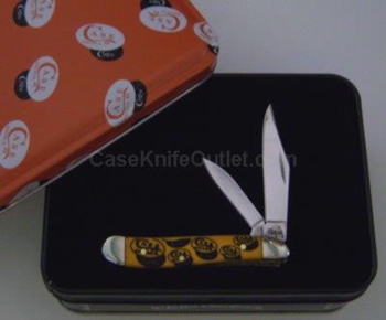 Case 9119 Peanut Persimmon Orange Knife