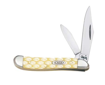 Case 9127 Peanut Knife with Yellow Handle 09127