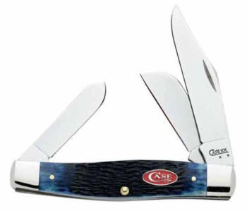 Case 1st Run Navy Large Stockman Knives 91750