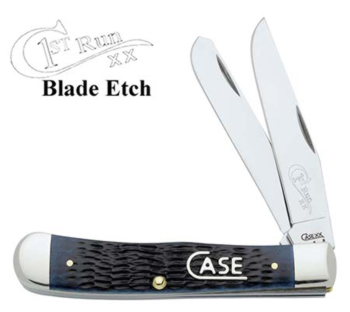 Case 92129 Trapper Knife Mediterranean Blue