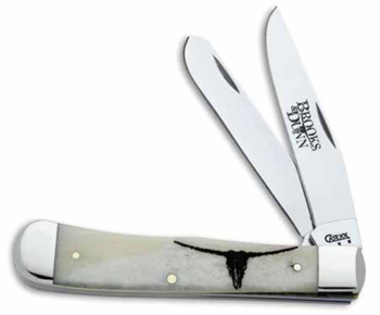 Case 9611 Trapper Knife With Natural Bone Handle