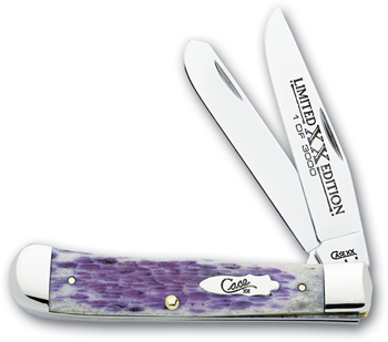 Case Lt Ed Xxii Trapper Perriwinkle Knives 11557