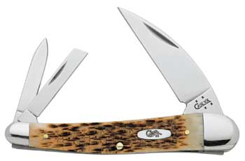 Case 6355 Wh,amber S-h Whittler Knives 014