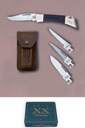 Case Xx Changer Gift Tin Rosewood Knives 2031