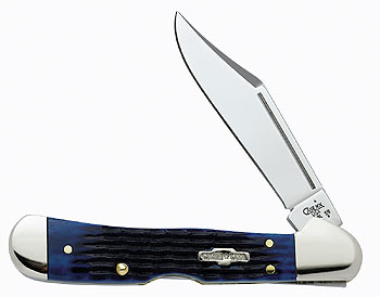 Case Blue Bone Jigged Mini Copperlock 61749L SS 2864