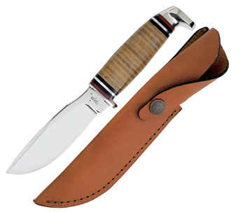 Case 375-4 Ss Lthr Drp Pt Hunter Knives 518