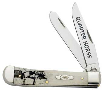 Case Image Xx Quarter Horse Trapper Knives 5691