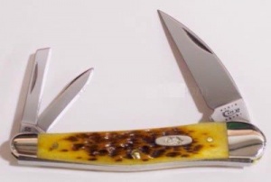 Case Goldenrod Seahorse Whittler Knives 6069