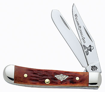 Case 62154ss Chestnt Wrc Tiny Trap Knives 6493